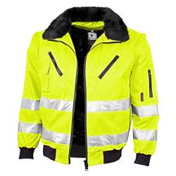 QUALITEX-Warnschutz-Pilotenjacke 3 IN 1 NACH EN 471 Farbe LEUCHTGELB Größe 3XL von QUALITEX HIGH QUALITY WORKWEAR