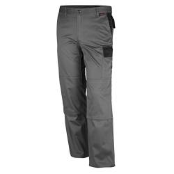 Qualitex - Bundhose Image MG 300 2-F - mehrere Farben 60,Mittelgrau/Schwarz von QUALITEX HIGH QUALITY WORKWEAR