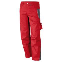 Qualitex - Bundhose PRO MG 245, ROT/GRAU, 72 von QUALITEX HIGH QUALITY WORKWEAR