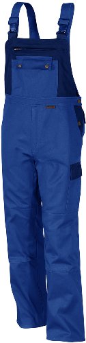 Qualitex Image Arbeits-Latzhose MG 300 - kornblau/marine - Größe: 50 von QUALITEX HIGH QUALITY WORKWEAR