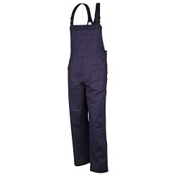 Qualitex - Latzhose Basic, hydronblau, 54 von QUALITEX HIGH QUALITY WORKWEAR