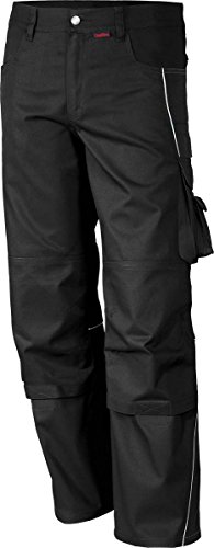 Qualitex PRO Bund-Hose Arbeits-Hose MG 245 - schwarz - Größe: 27 von QUALITEX HIGH QUALITY WORKWEAR