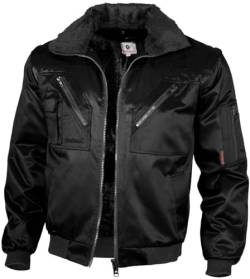 Qualitex - Pilotenjacke 4 in 1, Schwarz, M von QUALITEX HIGH QUALITY WORKWEAR