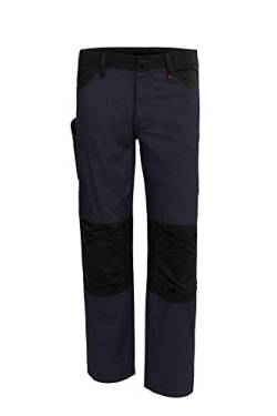 Qualitex X-Serie Unisex Bundhose in Marine/schwarz Größe 102, Lange Arbeitshose für Herren und Damen, Cargohose mit vielen Taschen von QUALITEX HIGH QUALITY WORKWEAR