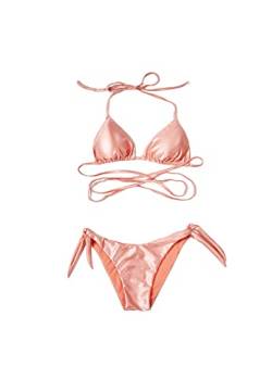 QUEEN HELENA Bikini Sets Damen 1095CD Orange, L von QUEEN HELENA