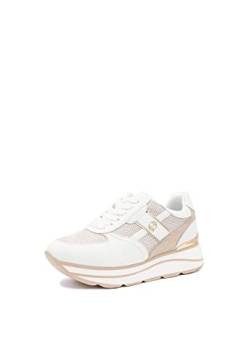 QUEEN HELENA Damen Turnschuhe Sneakers X28 33 Gold, 39 EU von QUEEN HELENA