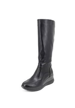 QUEEN HELENA Plateaustiefel für Damen X27-89 schwarz, 39 EU von QUEEN HELENA