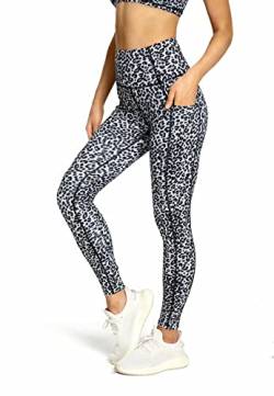 QUEENIEKE Sport Leggings Damen Lang，Blickdicht High Waist Mit Tasche Strumpfhosen Fitness Sporthose von QUEENIEKE