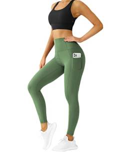 QUEENIEKE Sport Leggings Sporthosen Yoga Leggings Damen High Waist Blickdicht Klassische Bauchkontrolle Workout Sporthose für Damen von QUEENIEKE