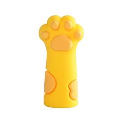 Nipper Cover Schutzhülle für Nagelhautschere Maniküre Pediküre Werkzeuge Dead Skin Pinzette Cap Nadeletui (Yellow, One Size) von QWUVEDS