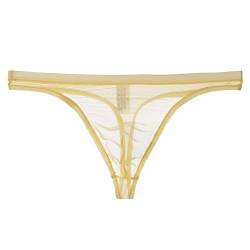 QWUVEDS Unterhosen männer Slip sexy Transparenter Tanga für Herren, dünnes Mesh, sexy Unterwäsche Herren Super Mini String Spitzenhöschen atmungsaktiv Unterhosen Jungen Unterhosen männer Slip von QWUVEDS