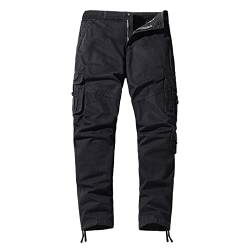 Schnittschutzhose Herren Latzhose Latzhose Herren Arbeitshose Stretch Latzhose Männer Sport Freizeithose Hose Multi Taschen Gerade Einfarbig Outdoor Overall Hose Mode Lose Hose Hose Wasserdicht von QWUVEDS