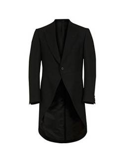 QZI Herren Jacke Slim Fit Swallow-Tailed Jacke One Button Casual Suits Blazer Jacken von QZI