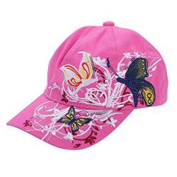 Qchomee Baseball Caps Baseballkappe Baseball Cap Kappe Mütze Schirmmütze Faltbarer Basecap Snapbackhut Sonnenschutz Sport Hat Sonnenhut Baseballmütze Modischste Shade Hat für Jungen Mädchen (Rosa) von Qchomee