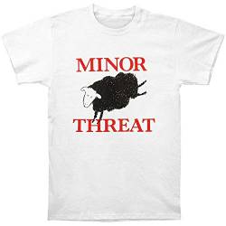 Minor Threat Black Sheep T-Shirt White S M L XL New Gr. XXL, weiß von Qeeo