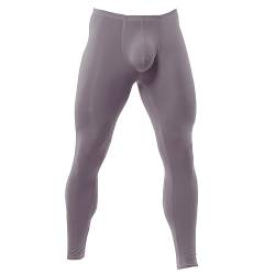 QiaTi Enge Lange Unterwäsche für Männer Sexy Lange Hosen Sexy Enge Unterwäsche Weiche Kompressionsunterwäsche für Männer Lange Leggings Hosen von QiaTi