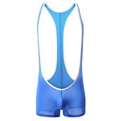 QiaTi Herren Unterwäsche Mesh Breathable Athletic Supporters Slim Fit Jumpsuit… von QiaTi