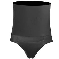 QiaTi Hiding Gaff Panty Shaping Hosenbrief für Crossdresser Transgender Unterwäsche (8-GYBriefs/Black, L) von QiaTi