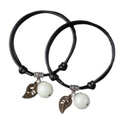 Qianly Freundschaftsarmbänder, Armbänder für, Modeschmuck, leuchtende Steinarmbänder, Paararmbänder für Sie, Ihn, Hochzeit von Qianly