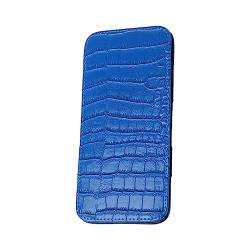 Qianly PU-Taschen-Kartenhalter, Geldbörsen-Zubehör, minimalistisches, langlebiges Geldschein-Organizer-Geldbörsen-Etui, Blau von Qianly