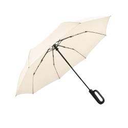 Qianly Sun Rain Umbrellas Gefalteter Regenschirm Business Leichter tragbarer automatisch geöffneter Regenschirm für Outdoor-Aktivitäten, Beige von Qianly