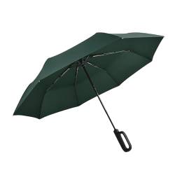 Qianly Sun Rain Umbrellas Gefalteter Regenschirm Business Leichter tragbarer automatisch geöffneter Regenschirm für Outdoor-Aktivitäten, Dunkelgrün von Qianly