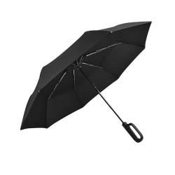 Qianly Sun Rain Umbrellas Gefalteter Regenschirm Business Leichter tragbarer automatisch geöffneter Regenschirm für Outdoor-Aktivitäten, Schwarz von Qianly