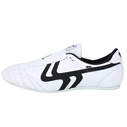 Kwon Schuhe,Boxschuhe Leichte Taekwondo-Schuhe Atmungsaktive Sport-Kung-Fu-Taichi-Schuhe für Outdoor-Sportler(40) von Qiilu