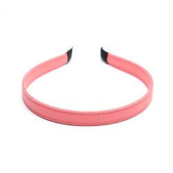 QinGoo Rosa Leder Haarreife Frauen Stirnband Kopfschmuck Stirnbänder Haarband Haarschmuck 1stück(Pink) von QinGoo