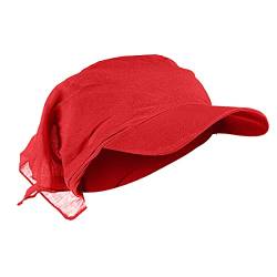 QingHUImao Basecap Damen Baseball Cap Waschbar Hut Slouch Mütze, leicht und weich, Longbeanie, Unisex Sommer Kopftuch Strand Bandana Meer Sonne Sonnenschutz Mütze Baseballkappe (A-013, One Size) von QingHUImao