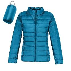 QingHUImao Steppjacke Damen Leicht - Damen leichte Übergangsjacke Steppjacke Leichte Daunenjacke Daunen Winterjacke Frauen Federleichte Softdaunenjacke Übergangsjacke Winter Herbst Daunenmantel von QingHUImao