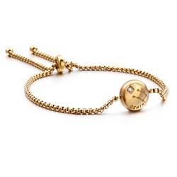 Qings Gold Zodiac Armband Charm Adjustable Constellation Bracelet Gemini von Qings