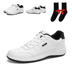 Qosneoun Orthox Ergonomische Schmerzlindernde Komfortschuhe Unisex,Ultraleicht rutschfest Turnschuhe Leichtgewicht Komfortabel (weiß, Erwachsene, 49, Numerisch, EU Schuhgrößensystem, M) von Qosneoun