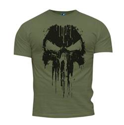 Quaint Point Militaria Punisher Herren T-Shirt KDA82 (XL) von Quaint Point