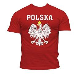 Quaint Point Polska Polen Trikot Herren T-Shirt KP6 (XXXL) von Quaint Point