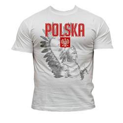 Quaint Point Polska Polen Trikot Herren T-Shirt KP9 (XXL) von Quaint Point