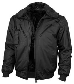 4-in-1-Dienstjacke "FOUR SEASONS", schwarz, Ärmel abnehmbar, Futter austrennbar, Gr. S-XXXL XL von Qualitex