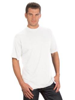 Qualityshirts 2 Rundhals T-Shirt im Doppelpack, Gr. 3XL, weiß von Qualityshirts