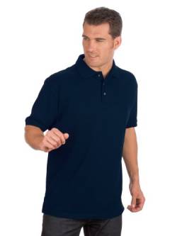 Qualityshirts Kurzarm Pique Polo Shirt, Gr. 5XL, dunkelblau von Qualityshirts