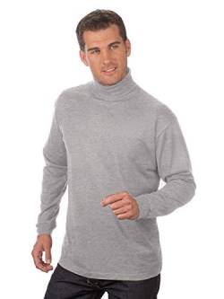 Qualityshirts Langarm Rolli, Gr. 4XL, grau Melange von Qualityshirts