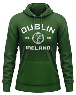 Quarter Mile Clothing Damen Uni College Style Dublin Irland Kapuzen-Pullover #4714 von Quarter Mile Clothing