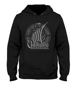 Quarter Mile Clothing Wikinger Kapuzenpullover Norse Walhalla Walküre | Ragnarök | Midgard | Viking Hoodie #3740 (2XL) von Quarter Mile Clothing