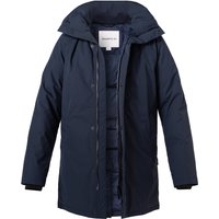 Quartz Co. Herren Daunenjacke blau Mikrofaser unifarben von Quartz Co.