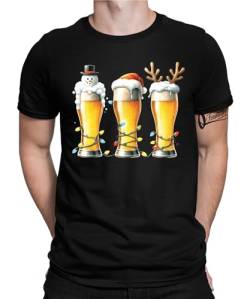 Bier Bierliebhaber - Weihnachten Nikolaus Herren Männer T-Shirt von Quattro Formatee