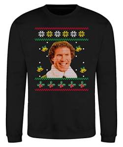 Buddy Der Weihnachtself - Elf Weihnachten Familien Set Weihnachtspullover Pullover Sweatshirt von Quattro Formatee