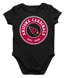 Quattro Formatee Arizona Cardinals - American Football Super Bowl Playoffs NFL Fans Kurzarm Baby Body Einzelteiler Strampler von Quattro Formatee