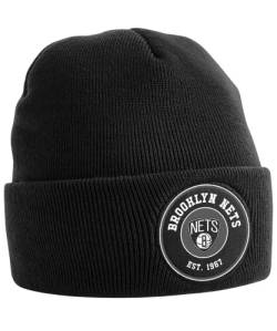 Quattro Formatee Brooklyn Nets - Basketball Spieler Sport Team NBA Trikot für Fans Mütze Beanie Wintermütze von Quattro Formatee