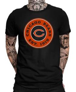 Quattro Formatee Chicago Bears - American Football Super Bowl Decatur Staleys Playoffs NFL Fans Herren Männer T-Shirt von Quattro Formatee