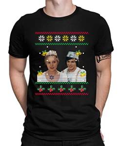 Quattro Formatee DREI Haselnüsse für Aschenbrödel - Weihnachten Familien Set Weihnachtsshirt Herren Männer T-Shirt von Quattro Formatee