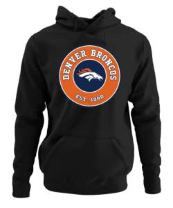 Quattro Formatee Denver Broncos - NFL Team American Football Super Bowl Pullover Hoodie von Quattro Formatee